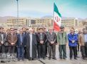 مراسم تجدید میثاق ، گلباران و عطر افشانی در مزار شهدای گمنام دانشگاه های شاهرود 
